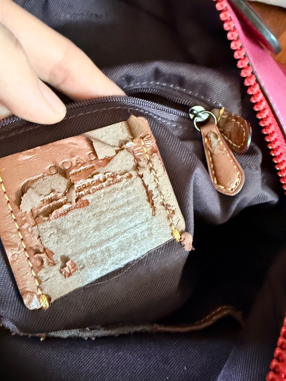 Coach Pink Signature Canvas Mini Backpack - Picture 8 of 10